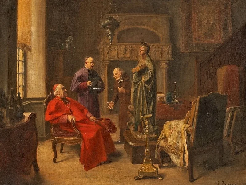 1846-Henri Brispot - Presso l'antiquario